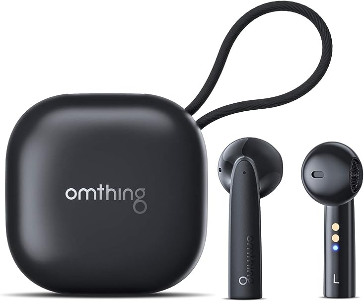 omthing True Wireless Earbuds, TWS Bluetooth 5.0 Headphones Stereo Sound Earphones, 4 ENC Mic, 25H Playtime Wireless Earbuds Sweatproof Sports Earphone, Suitable for Exercise/Driving/Home Office omthing True Wireless Earbuds, TWS Bluetooth 5.0 Headphones Stereo Sound Earphones, 4 ENC Mic, 25H Playtime Wireless Earbuds Sweatproof Sports Earphone, Suitable for Exercise/Driving/Home Office